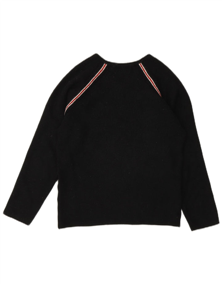 Marks & Spencer Suéter con Cuello en V para Mujer UK 8 Small Negro