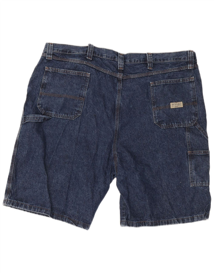 Wrangler Pantalones cortos vaqueros cargo para hombre W46 3XL Algodón azul