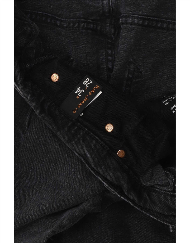 Vaqueros ajustados para hombre Nudie W34 L28 Algodón negro