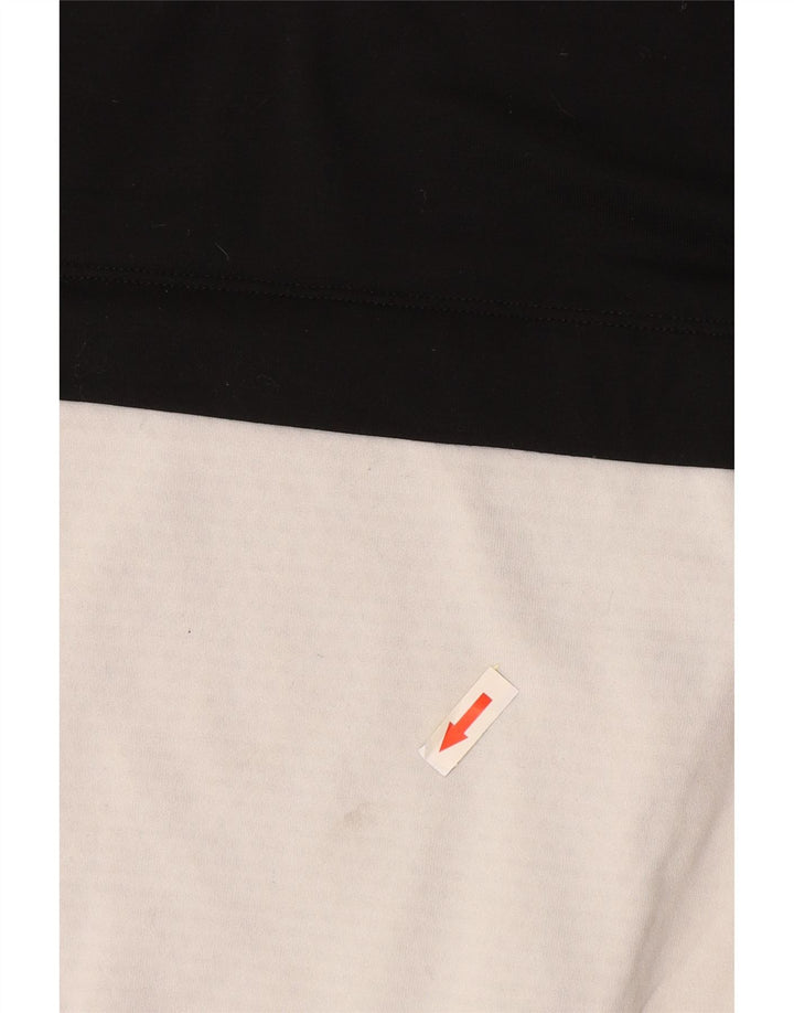 Nike Camiseta de running para mujer de manga larga UK 6 XS Negro Colorblock Poliéster