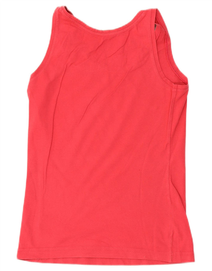 Reebok Mujer Chaleco Top UK 12 Medio Rosa Algodón
