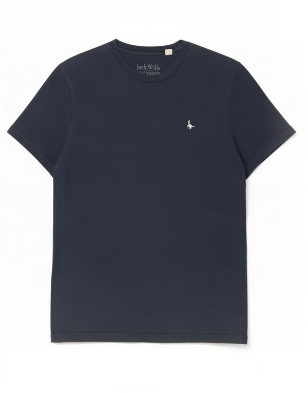 Camiseta Jack Wills Hombre Top Small Azul Marino Algodón