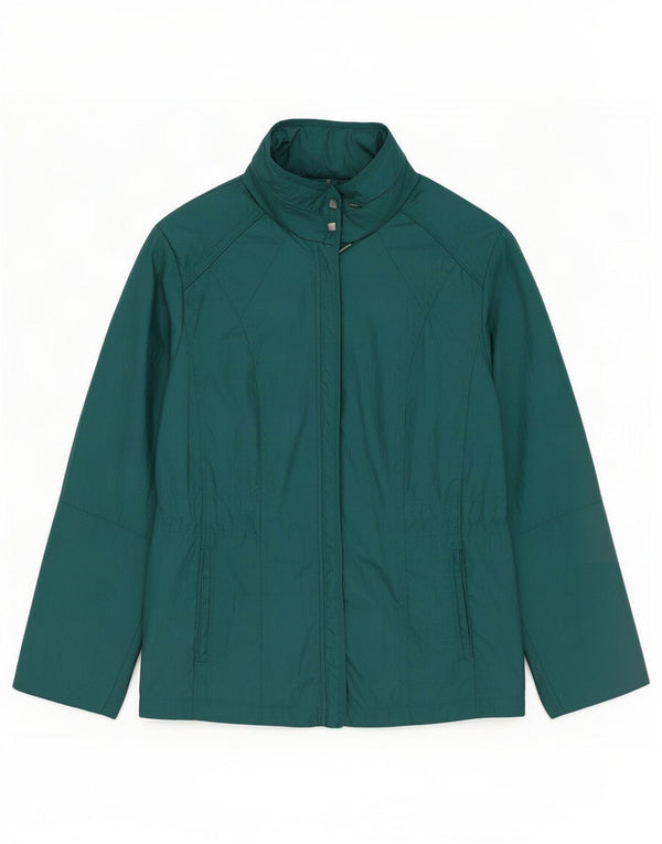 Klass Womens Windbreaker Jacket UK 18 XL Green Polyamide