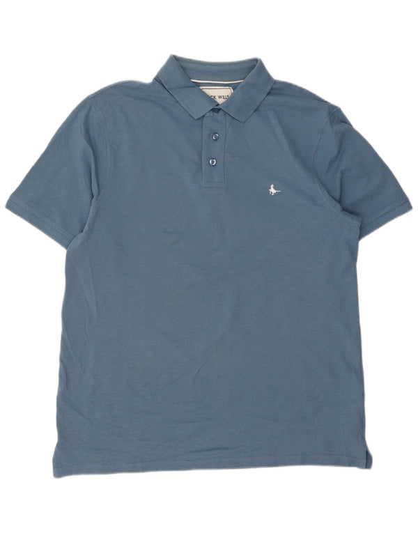 Polo Jack Wills para hombre de algodón azul grande