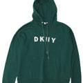 Dkny Hombre Sudadera Con Capucha Gráfica Jersey De Algodón Verde Medio