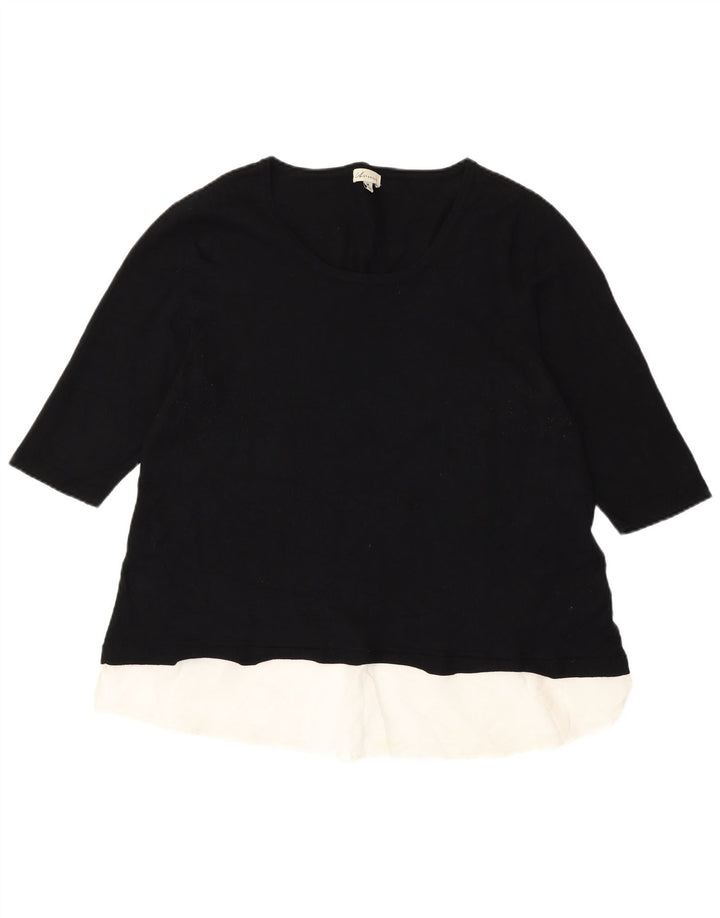 Marks & Spencer Blusa Autograph para Mujer UK 44 Medium Black Colorblock