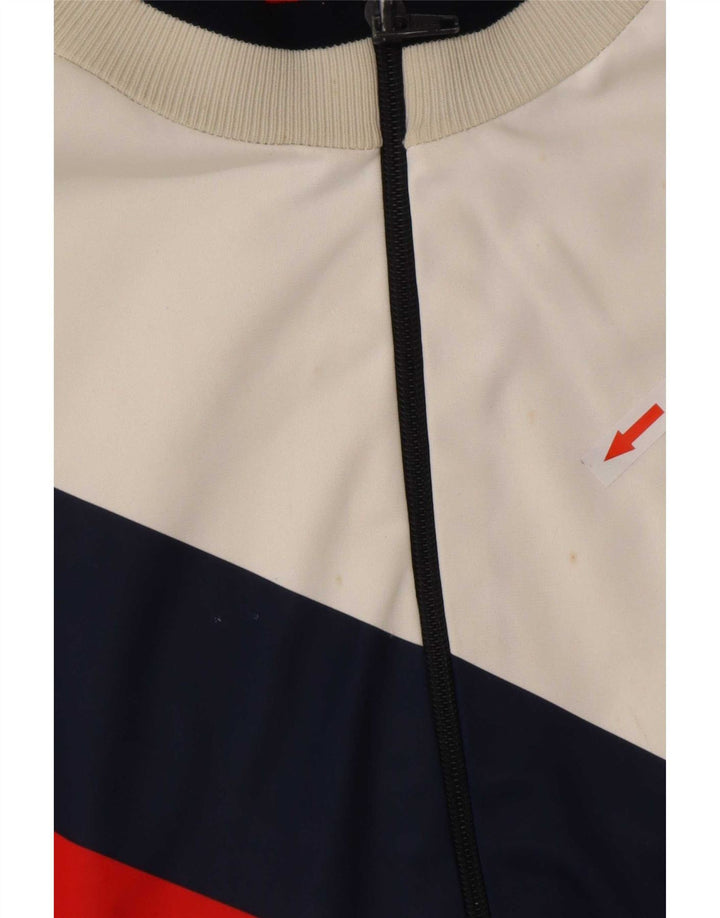 Umbro Mens Cagliari 1990-1991 Chándal Top Chaqueta Grande Azul Marino