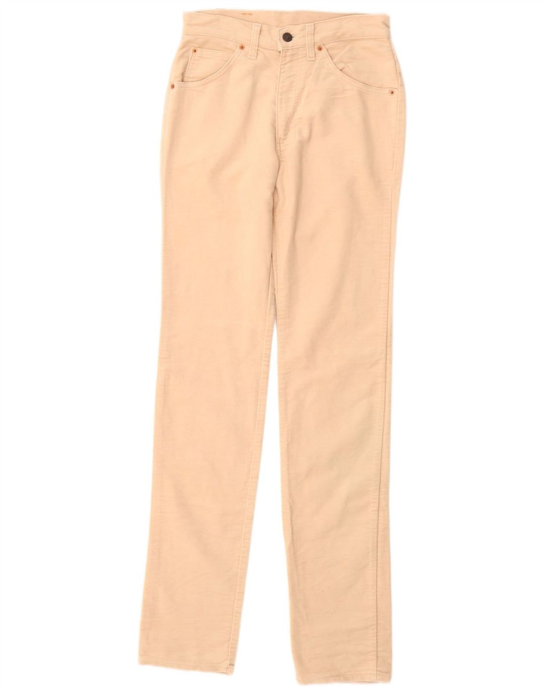 LEVI'S Pantalones informales ajustados para mujer W30 L36 Algodón beige
