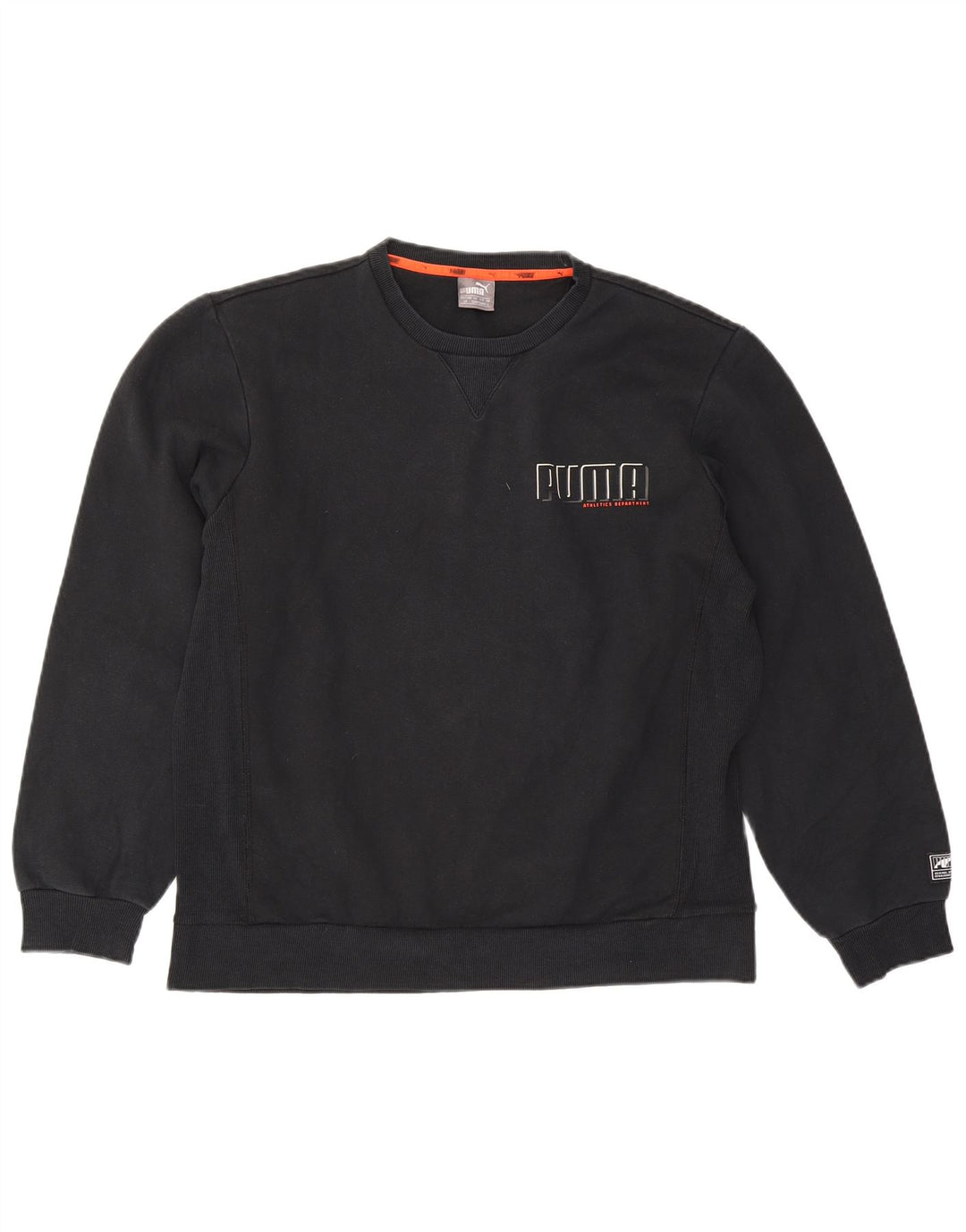 Puma Sudadera Gráfica para Hombre Jersey Grande De Algodón Negro