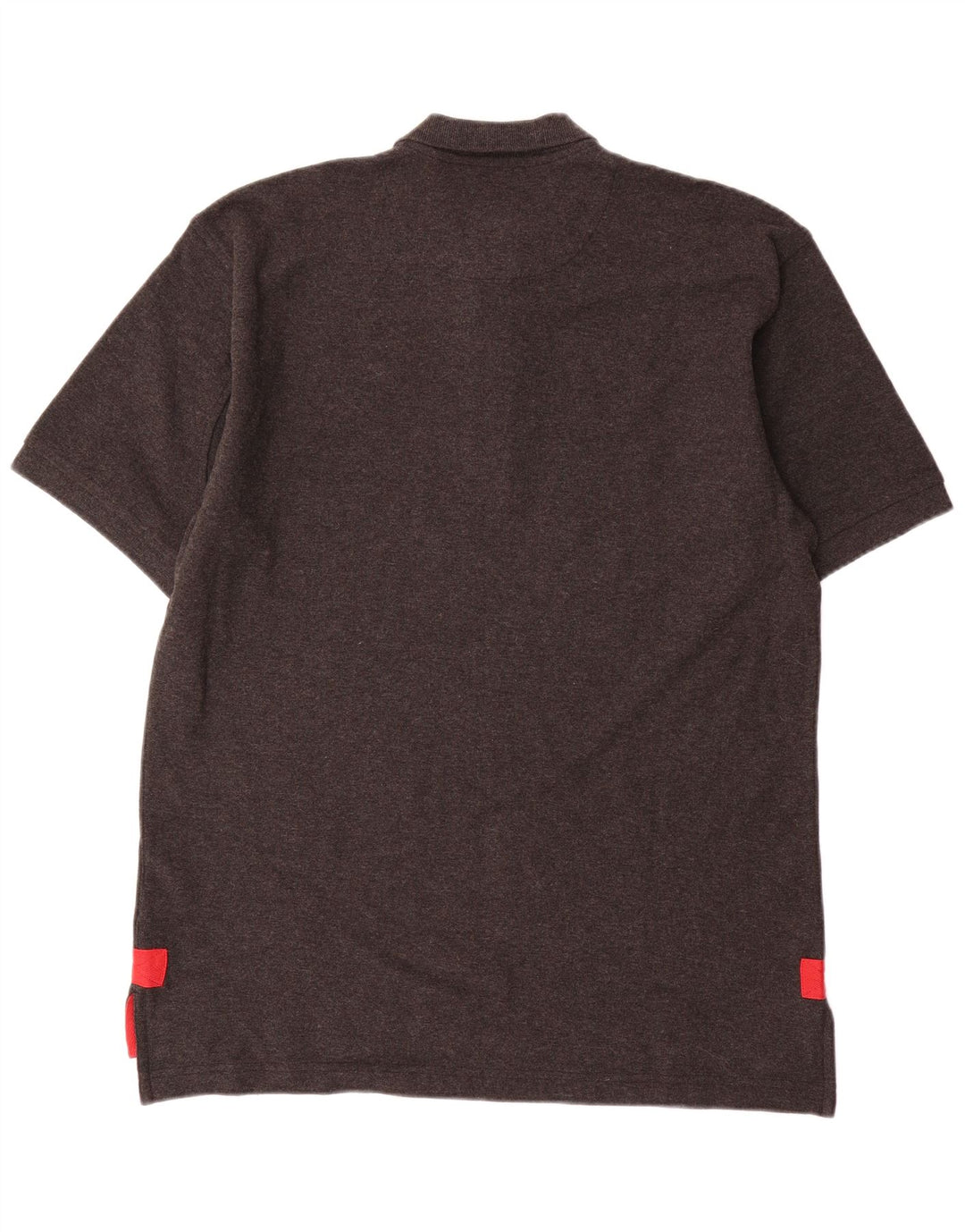 Polo Orvis Hombre De Algodón Moteado Gris Medio