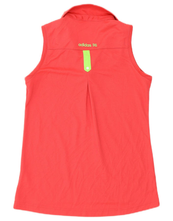 Adidas Polo sin mangas para mujer UK 40 XL Poliéster rosa