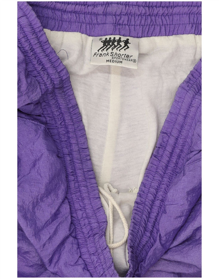 Frank Shorter Hombre Pantalones De Chándal Joggers Medium Morado Colorblock