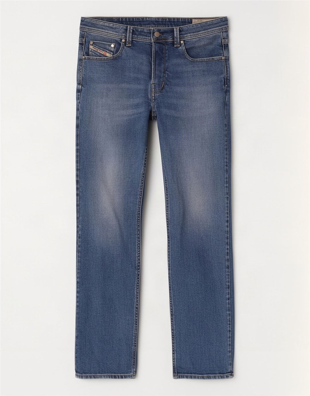 Diesel Vaqueros Rectos Hombre W36 L32 Algodón Azul