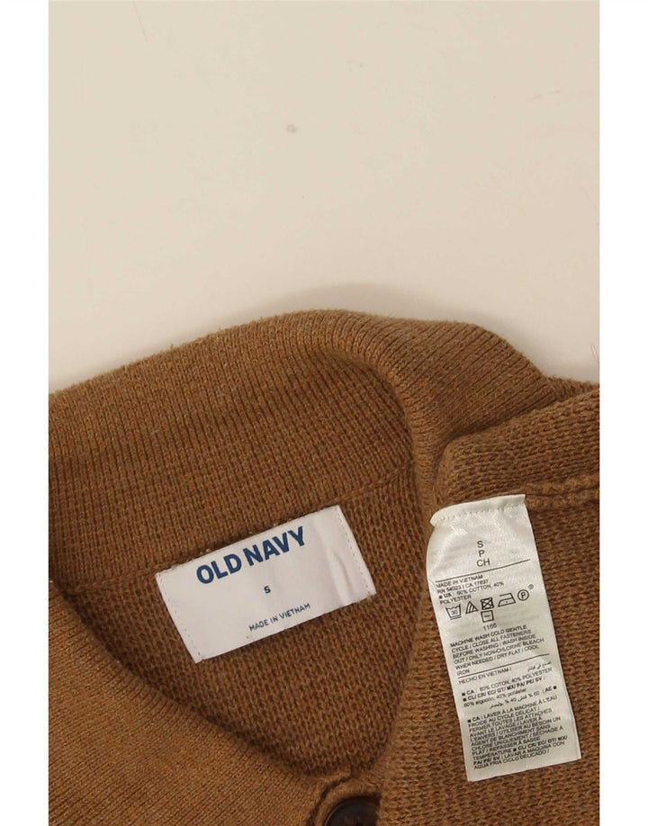 Old Navy - Cárdigan para hombre, talla pequeña, algodón marrón