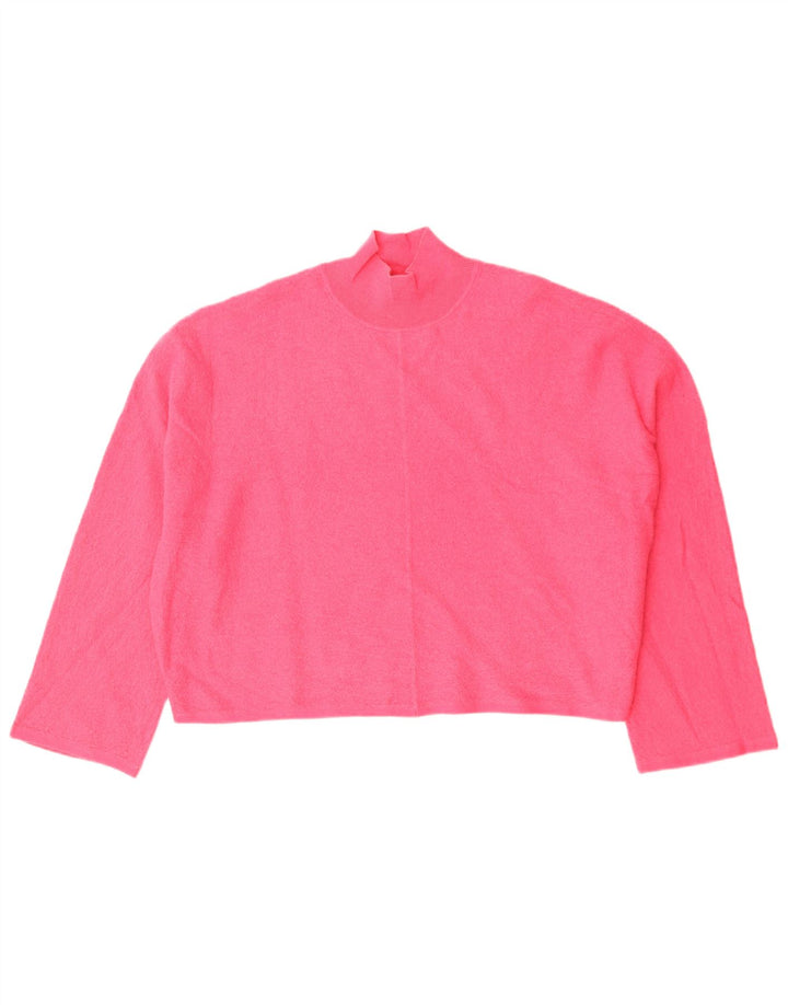 Cos - Jersey para mujer con cuello de tortuga, talla pequeña, color rosa