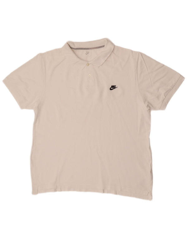 Nike Polo Hombre XL Blanco Algodón