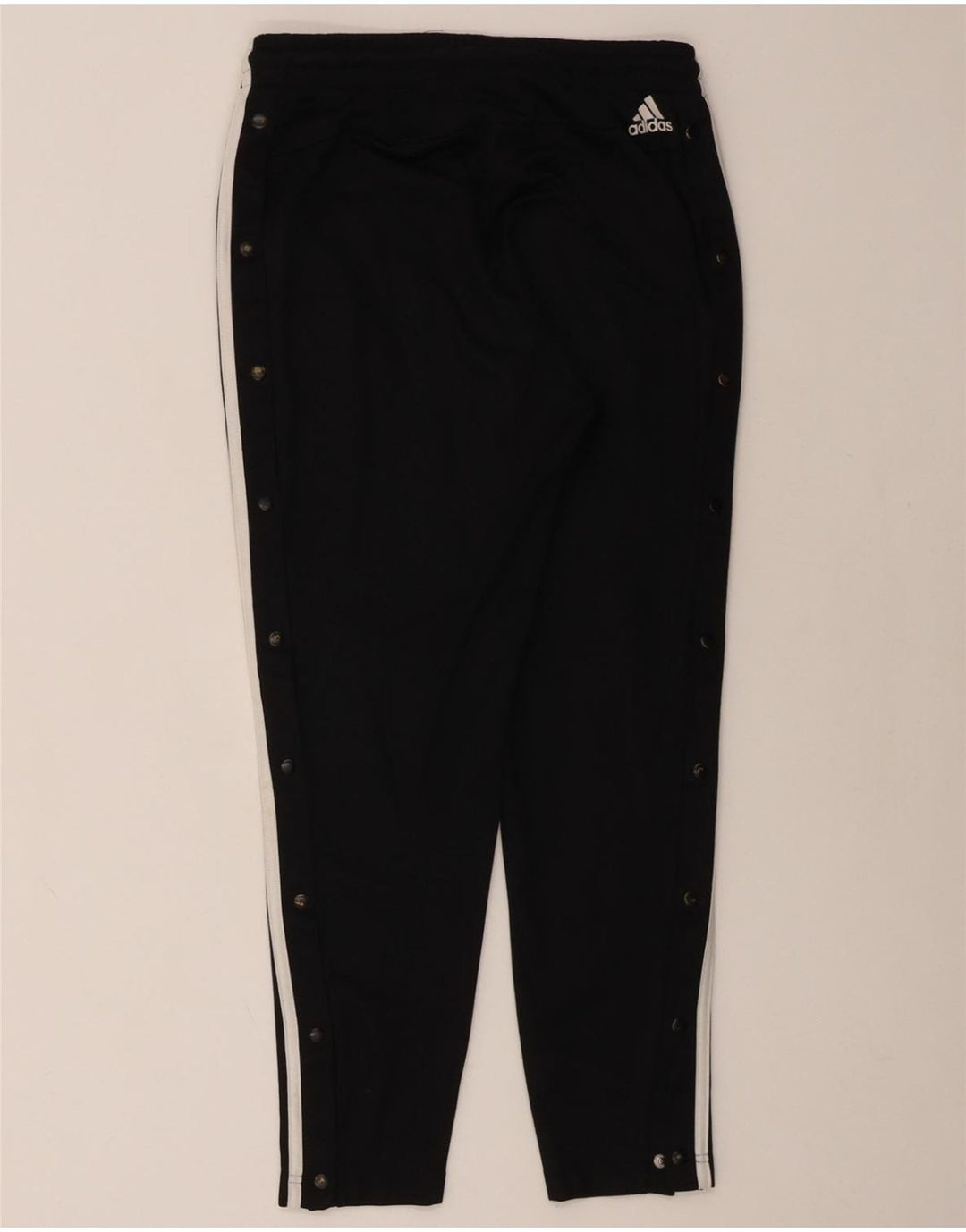 ADIDAS Pantalones de chándal para mujer UK 8/10 Small Negro Poliéster