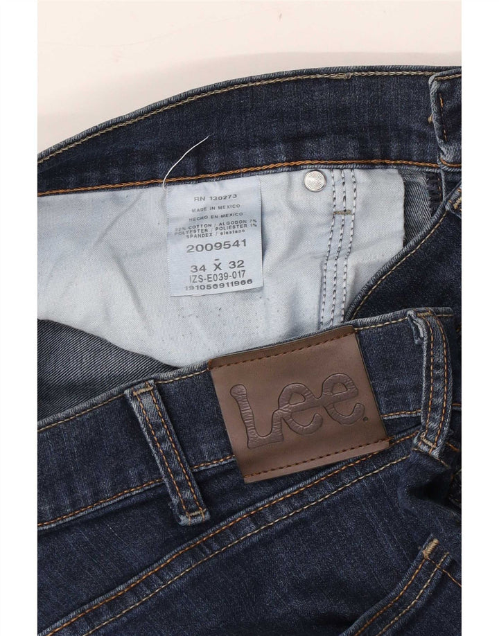 Vaqueros ajustados para hombre Lee W34 L32 Algodón azul