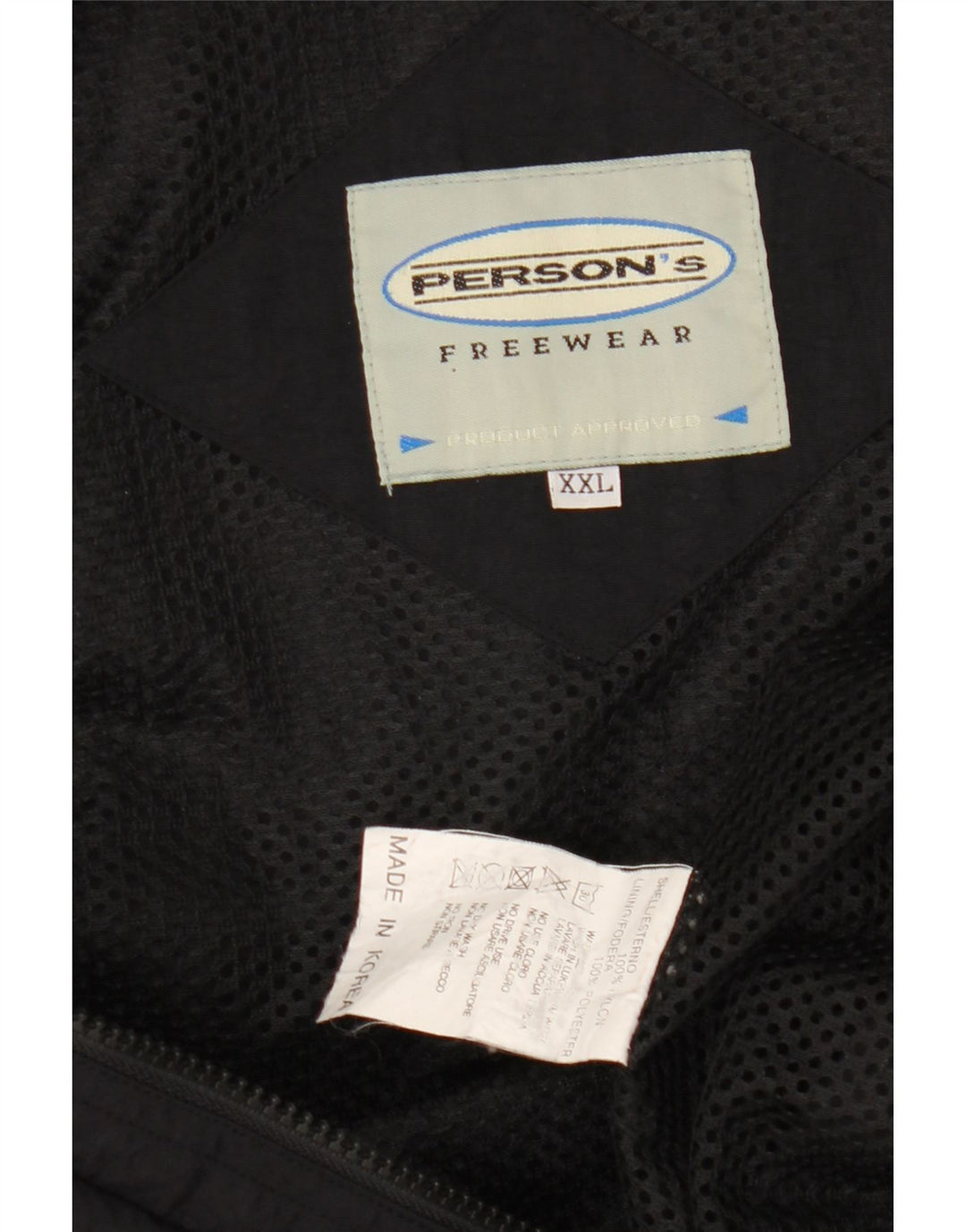 Chaleco utilitario para hombre de Person UK 44 2XL Nylon negro