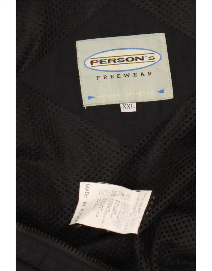 Chaleco utilitario para hombre de Person UK 44 2XL Nylon negro