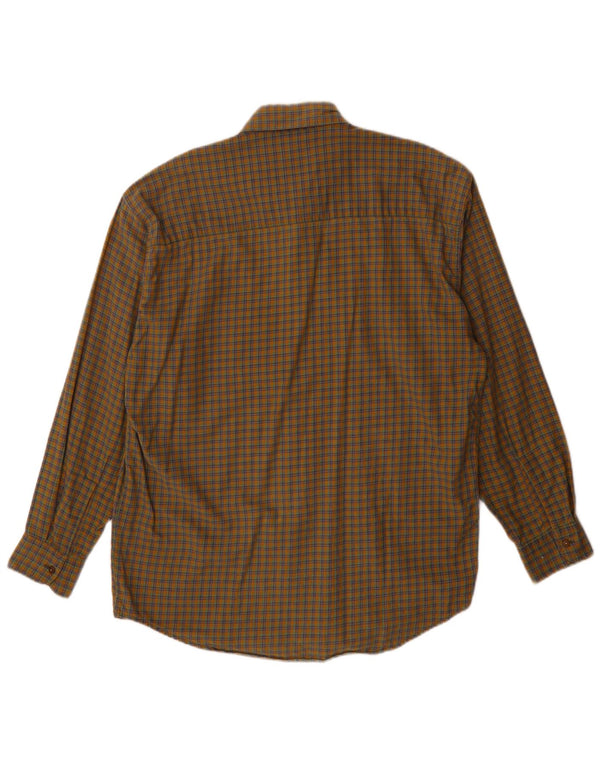 Camisa de franela para hombre Goose & Gander IT 46 Large Brown Check