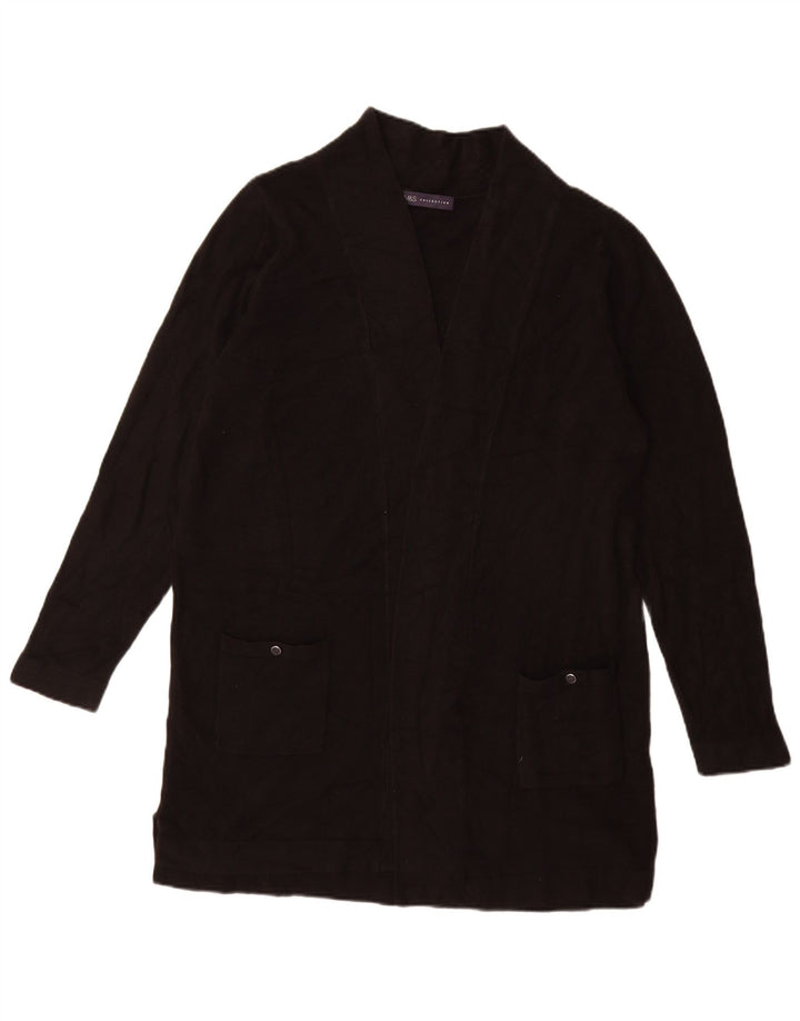 Marks & Spencer Suéter Cárdigan Abierto Largo para Mujer UK 46 Grande Negro