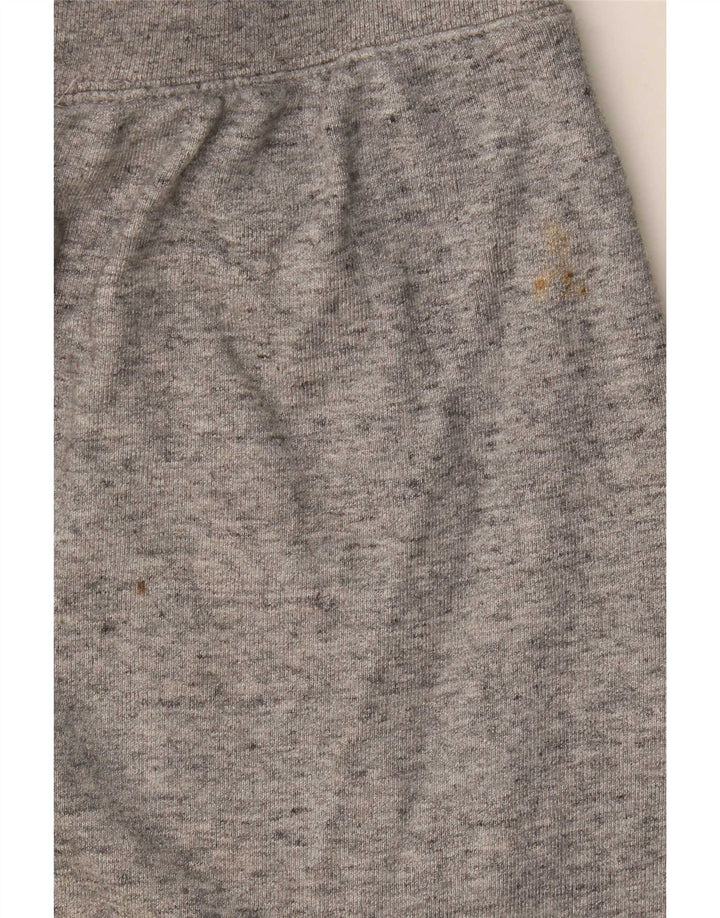 Champion Pantalones cortos deportivos para hombre de algodón moteado gris medio