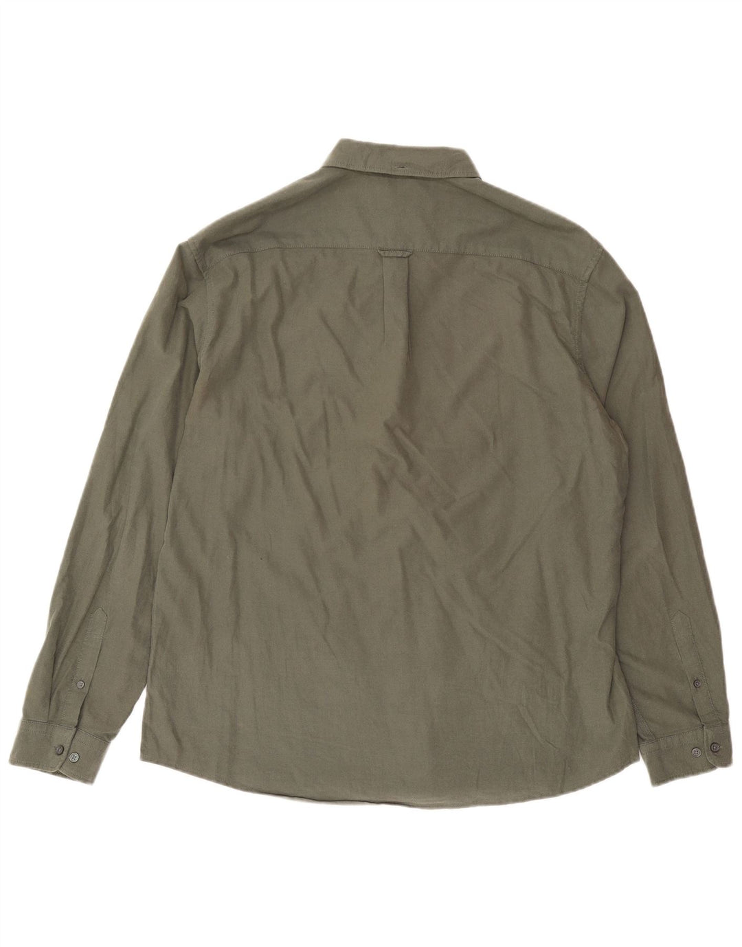 Marks & Spencer Camisa Hombre XL Caqui Algodón