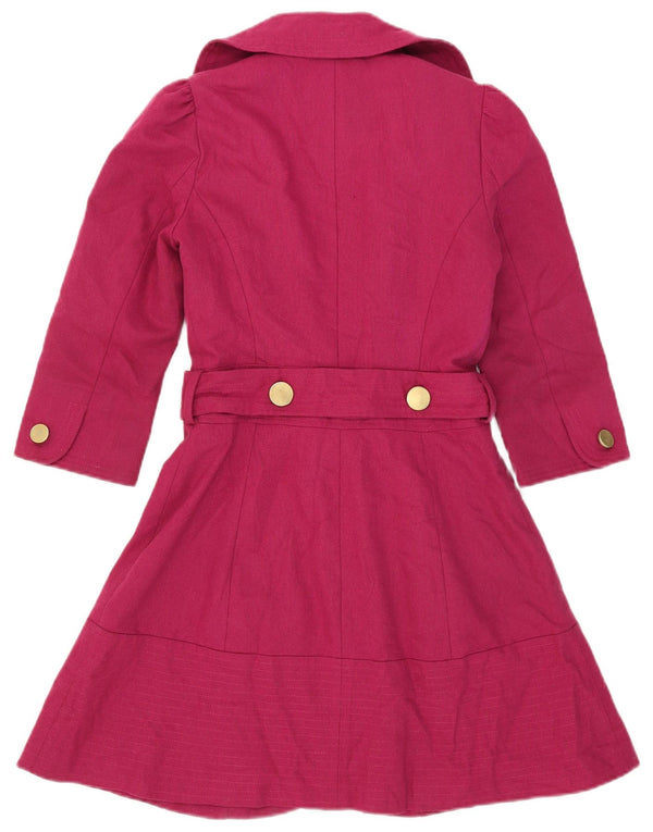 Topshop Abrigo para mujer UK 8 Small Lana rosa