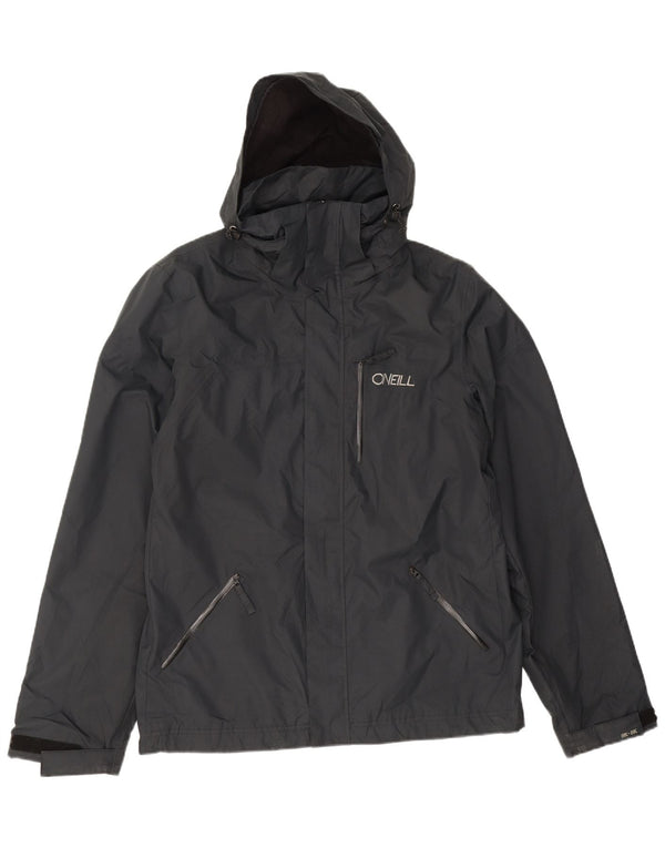 O'Neill Chaqueta cortavientos con capucha y gráfico para hombre UK 34 XS Poliéster negro