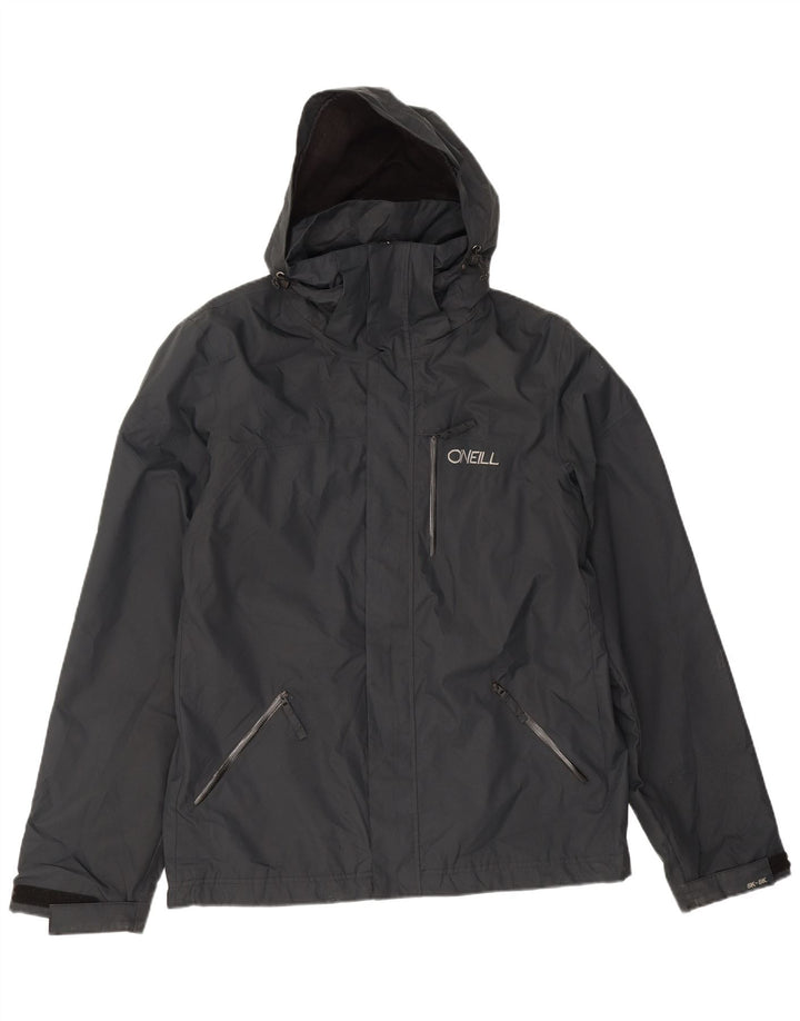 O'Neill Chaqueta cortavientos con capucha y gráfico para hombre UK 34 XS Poliéster negro