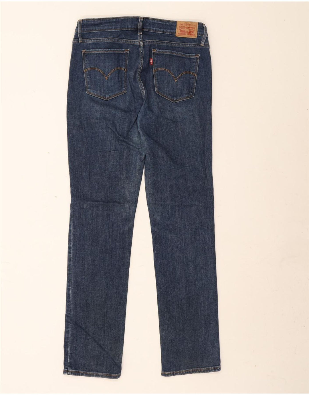 Vaqueros Levi's Mujer 714 Rectos W31 L32 Algodón Azul