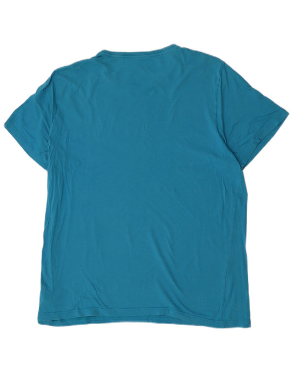 Puma Camiseta gráfica para hombre Top 2XL Algodón azul