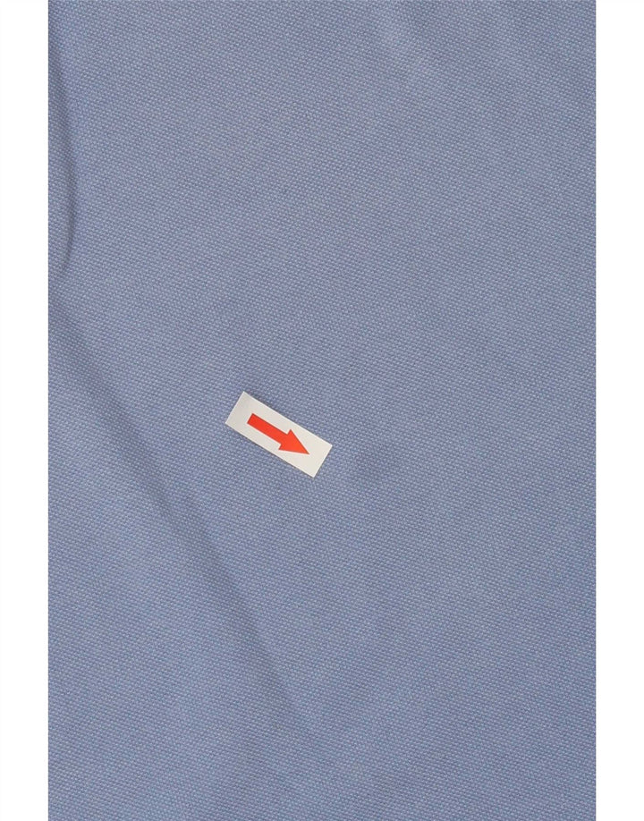 Polo Kappa Hombre Algodón Azul Medio