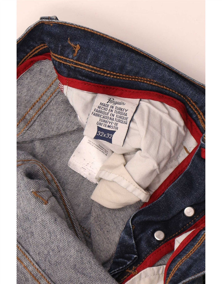 Vaqueros ajustados para hombre Penguin W32 L32 Algodón azul