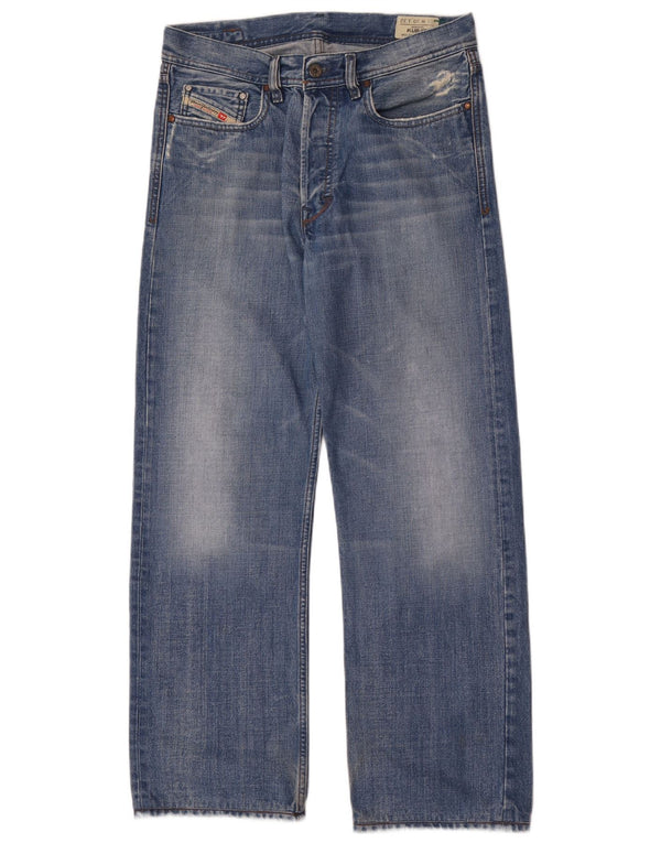 Diesel Hombre KURATT Vaqueros Rectos W30 L32 Algodón Azul