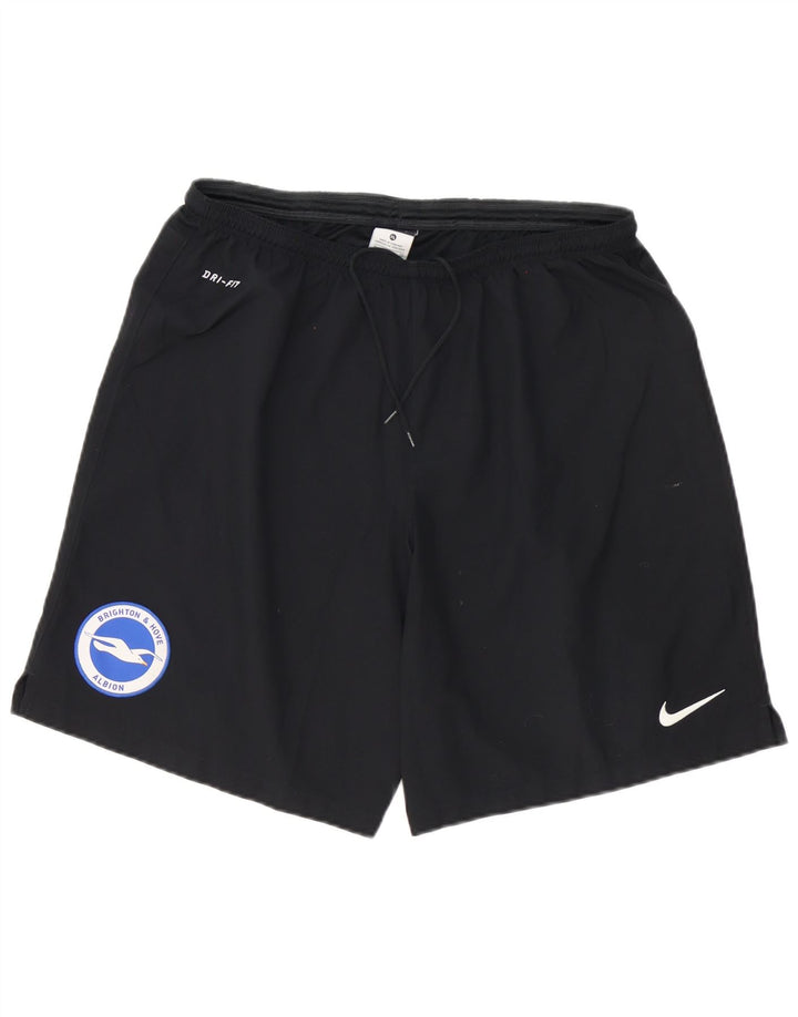 Nike Pantalones cortos deportivos Dri Fit para hombre XL Poliéster negro