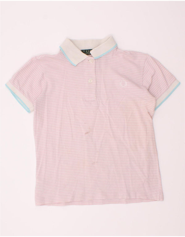 Fred Perry Polo para niña 12-13 años Rosa Raya diplomática