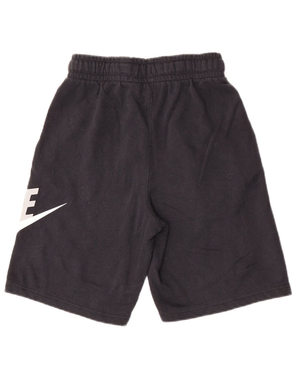 Nike Pantalones cortos deportivos con gráficos para niños 12-13 años Algodón negro
