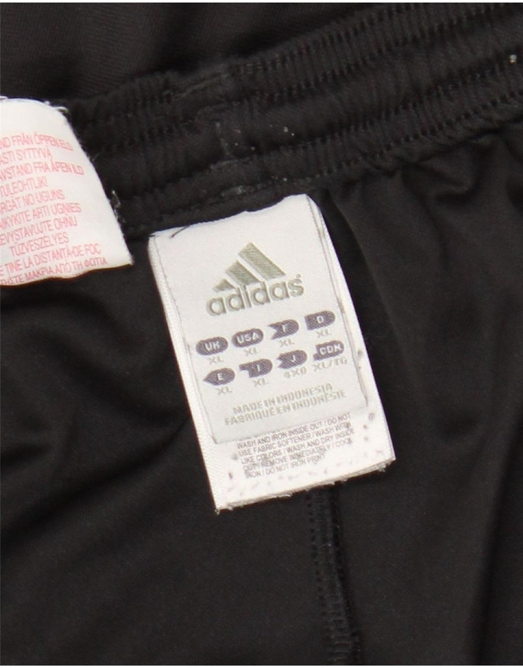 Adidas Pantalones cortos deportivos para hombre XL Negro Poliéster