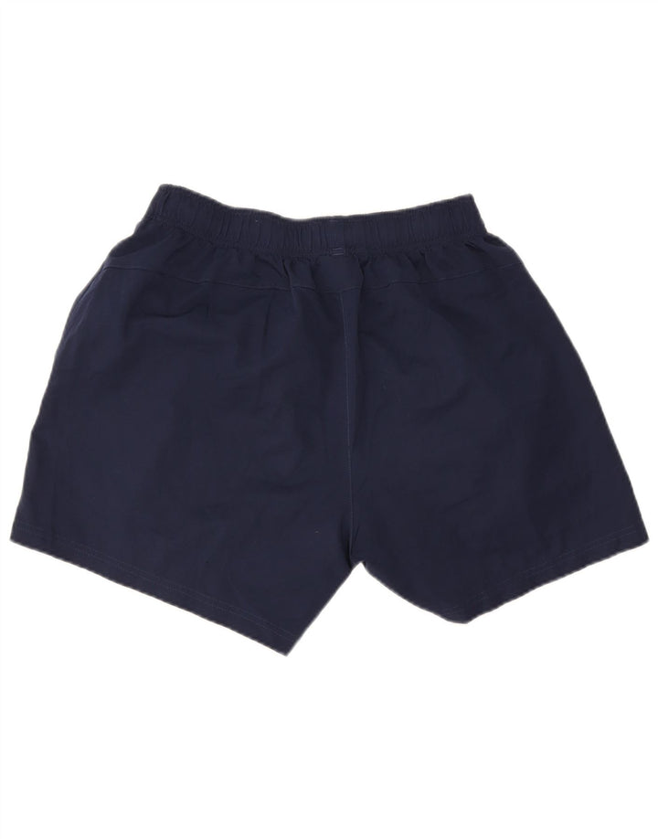 Puma Pantalones cortos deportivos para hombre grande poliéster azul marino