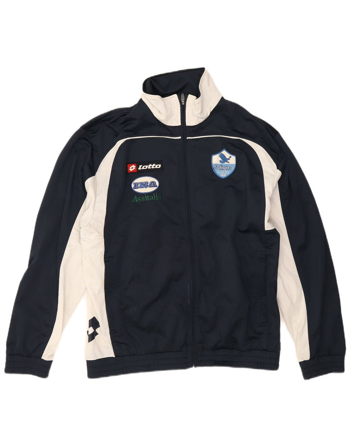 Lotto Mens Graphic Chándal Top Chaqueta Grande Azul Marino Colorblock