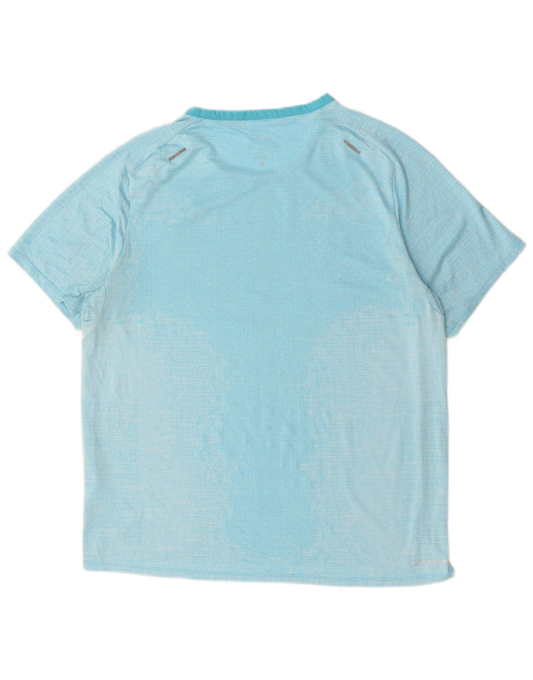 Camiseta Nike Dri Fit para hombre Top grande de poliéster a rayas azules