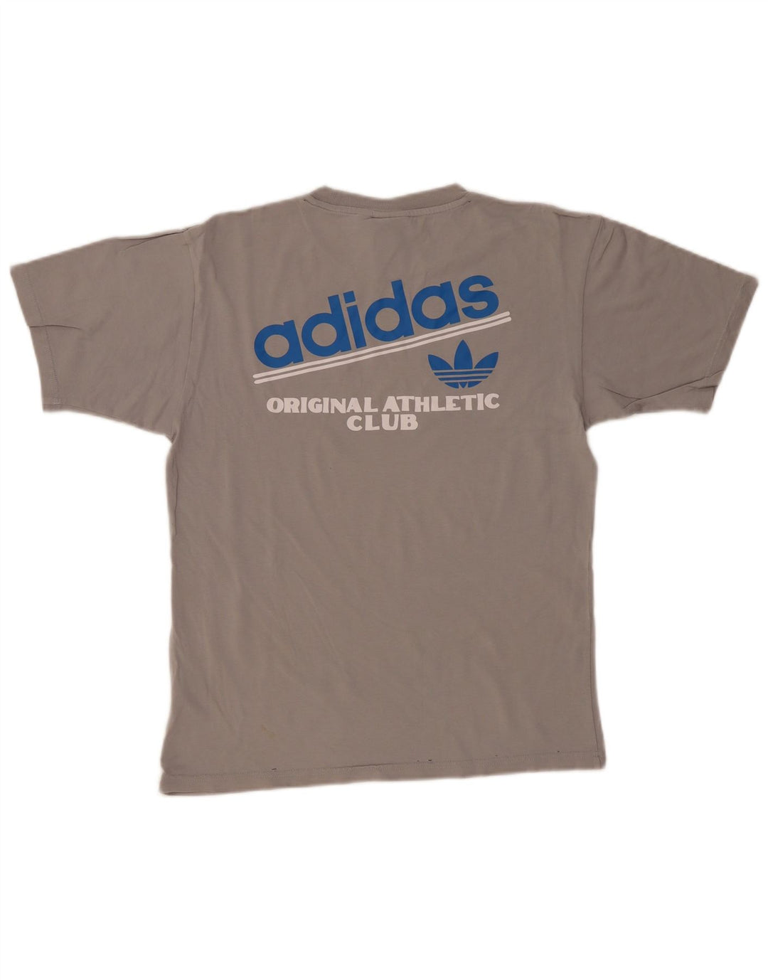 Adidas - Camiseta gráfica para hombre, talla pequeña, gris