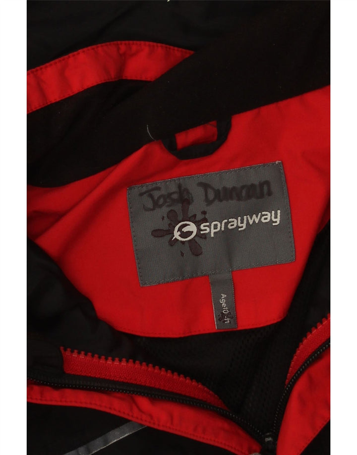 Chaqueta cortavientos con capucha Sprayway para niña 10-11 años Negro Poliéster