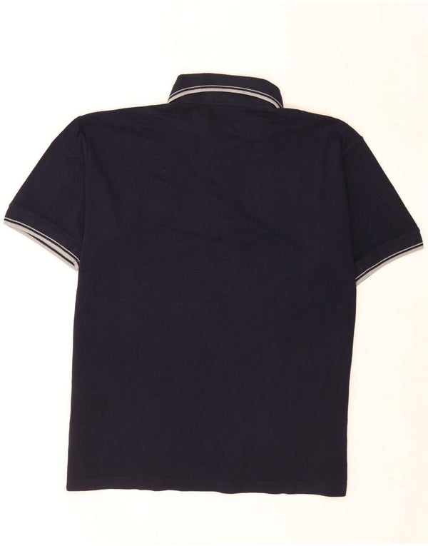 Kappa Polo Hombre XL Algodón Rayas Azul Marino