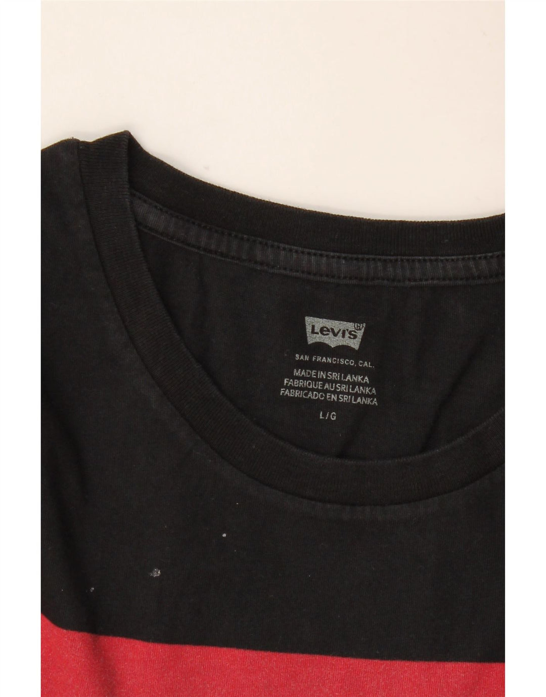 Levi's - Camiseta gráfica para mujer, talla 40, color negro