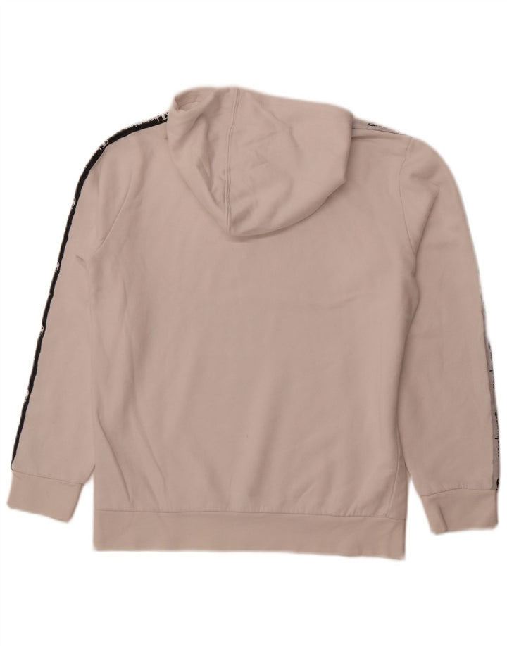 CHAMPION Jersey con capucha gráfica para niños 13-14 años XL Bloque de color blanco