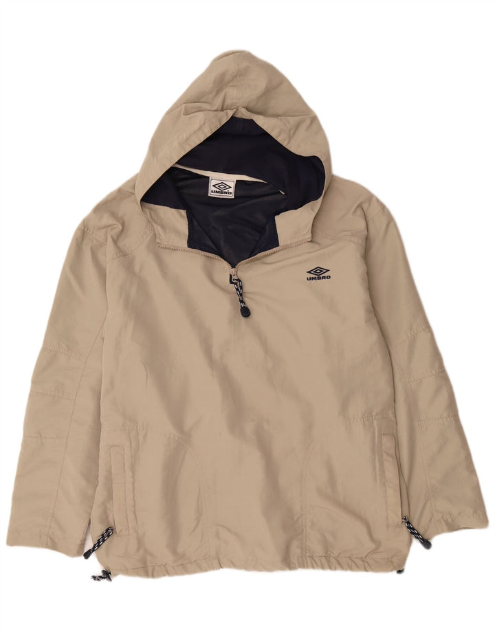 Umbro Chaqueta impermeable con capucha para hombre UK 42 XL Poliéster beige