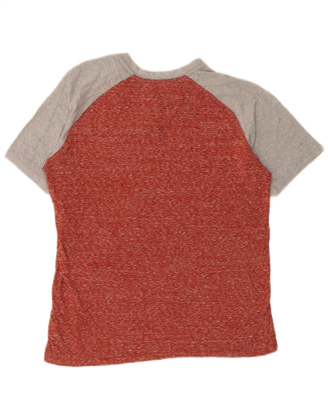 Hurley Hombre Camiseta Top Medium Rojo Colorblock Poliéster